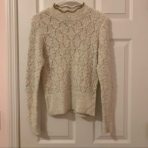 Off White Bobble Sweater from Abercrombie & Fitch